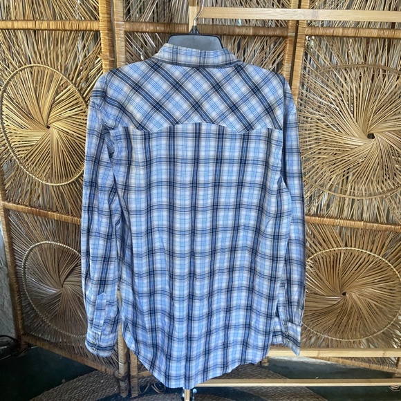 Wrangler Wrancher Shirt with Pearl Snap Buttons Mens Size XL - Picture 3 of 3